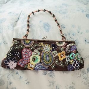 Embroidered Floral Women's Bag